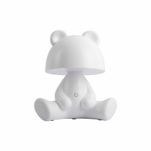 Leitmotiv tafellamp Bear – wit – 22x17x27cm Leitmotiv tafellamp Bear – wit – 22x17x27cm