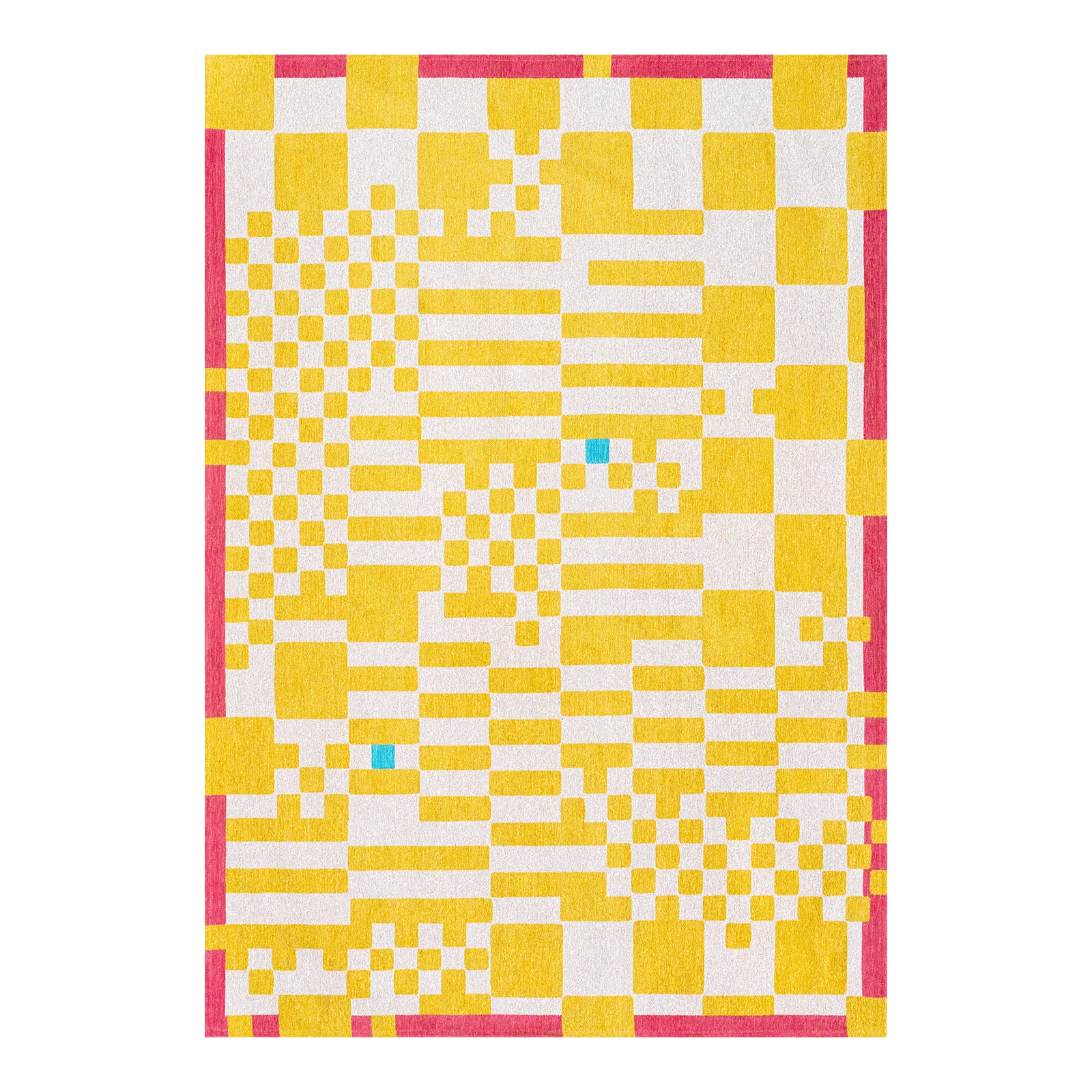 Ecorugs vloerkleed Cupcake - geel - 80x150cm