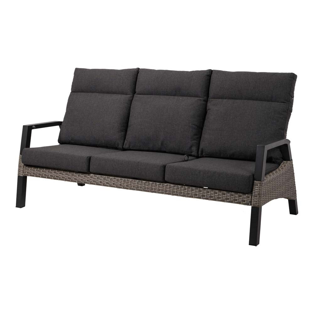 Lesli Living loveseat Treviso - grijs - 194x83x94cm
