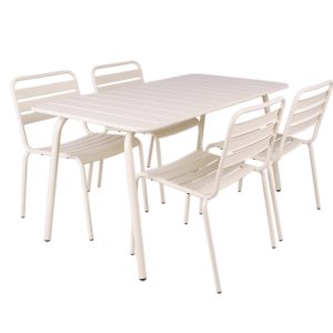 MaximaVida metalen tuinset Max ivoor 150 cm MaximaVida metalen tuinset Max ivoor 150 cm