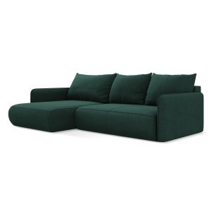 LaMiaSofa hoekbank links Palermo – textuurstof – flessengroen – 240×14 LaMiaSofa hoekbank links Palermo – textuurstof – flessengroen – 240×14