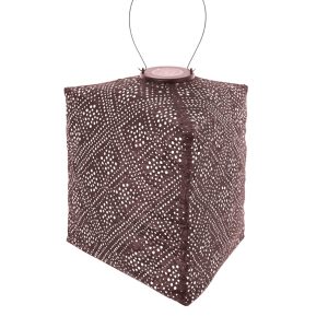 Lumiz solar lampion topaze triangle – 28 cm – plum Lumiz solar lampion topaze triangle – 28 cm – plum