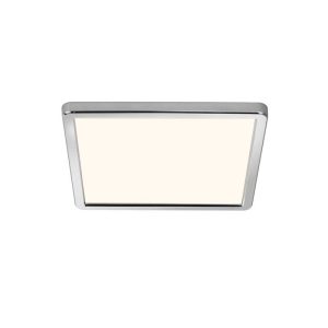 Nordlux Oja Plafondlamp – LED – 3000/4000K – Chroom – Vierkant Nordlux Oja Plafondlamp – LED – 3000/4000K – Chroom – Vierkant