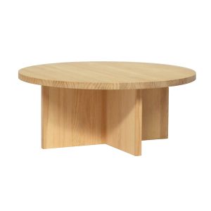 Naan Furniture Salontafel Turqueta – ø 85 cm – Massief grenen ongelakt Naan Furniture Salontafel Turqueta – ø 85 cm – Massief grenen ongelakt