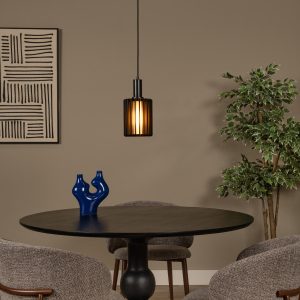 Lucide hanglamp LAMBRES – 1xE27 – Zwart Lucide hanglamp LAMBRES – 1xE27 – Zwart