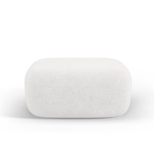 Micadoni Poef Jenny boucle, ivoor – 88x90x40cm Micadoni Poef Jenny boucle, ivoor – 88x90x40cm