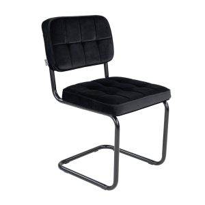 Kick buisframe stoel Ivy – Zwart