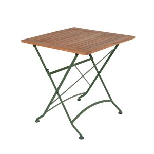 MaximaVida inklapbare vierkante tuintafel Toscana 70 cm olijfgroen – 1 MaximaVida inklapbare vierkante tuintafel Toscana 70 cm olijfgroen – 1