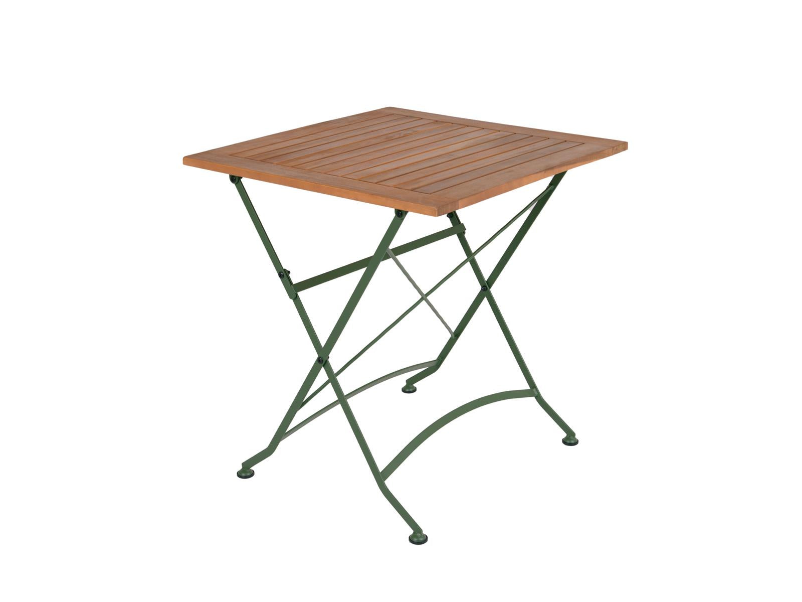 MaximaVida inklapbare vierkante tuintafel Toscana 70 cm olijfgroen - 1