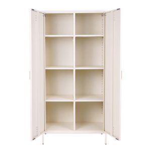 MaximaVida metalen kleding lockerkast Finn 90 x 50 x 185 cm ivoor – 8 MaximaVida metalen kleding lockerkast Finn 90 x 50 x 185 cm ivoor – 8