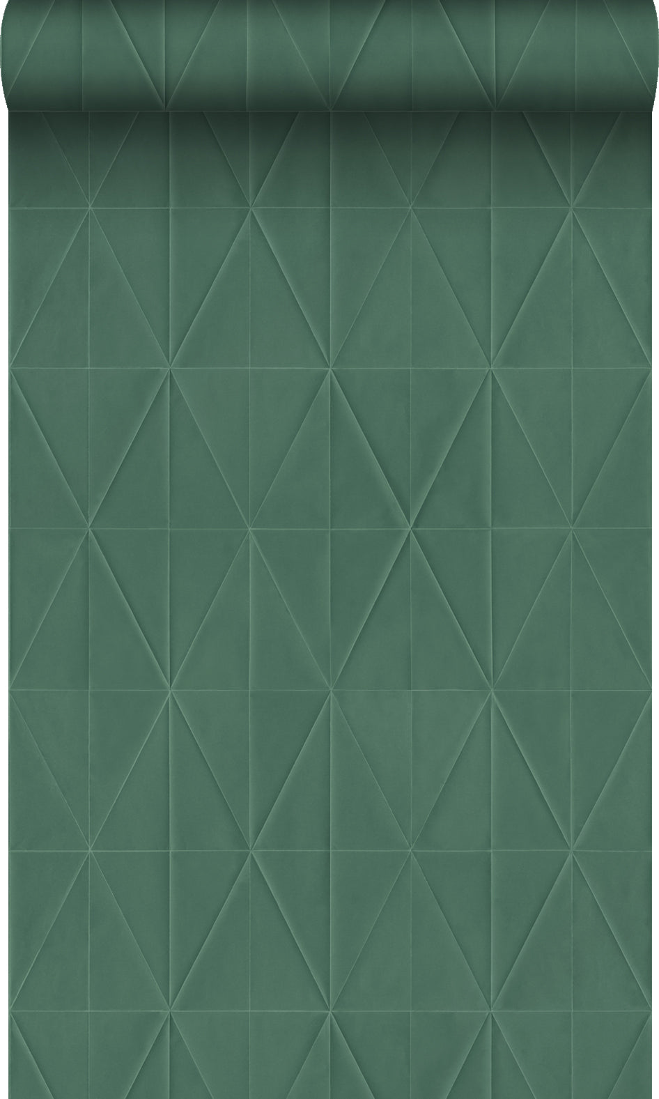 Origin Wallcoverings behang origami motief donkergroen - 53 cm x 10.05