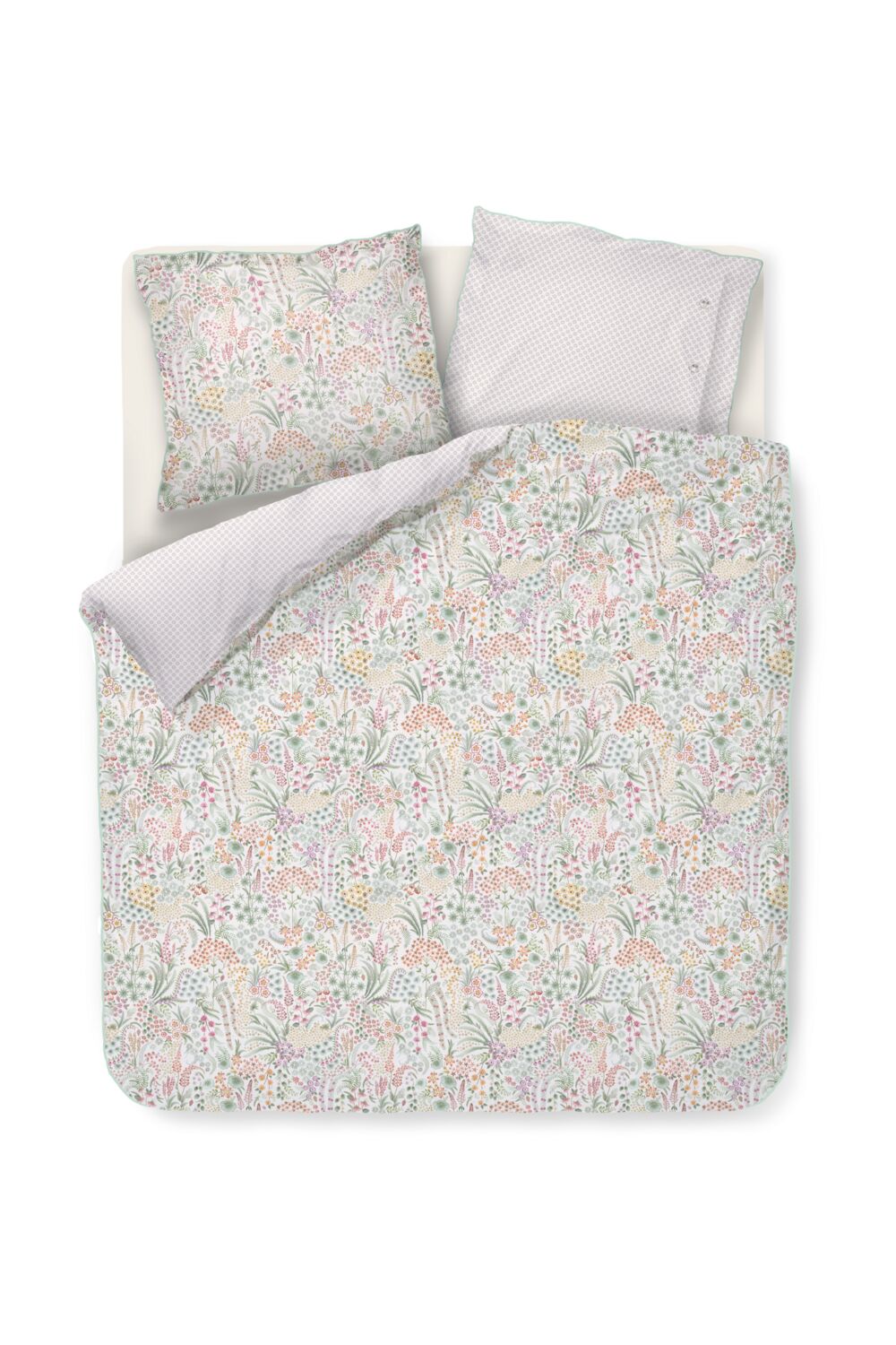 Pip Studio Dekbedovertrek Lodi Garden - 260 x 200/220 cm - Gebroken wi