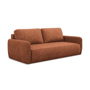 LaMiaSofa 3-zits slaapbank Corle – chenille stof – terracotta – 218×10 LaMiaSofa 3-zits slaapbank Corle – chenille stof – terracotta – 218×10