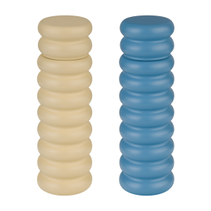 noo.ma Suli kruidenmolens set van 2, gelakt beukenhout – blauw en geel noo.ma Suli kruidenmolens set van 2, gelakt beukenhout – blauw en geel
