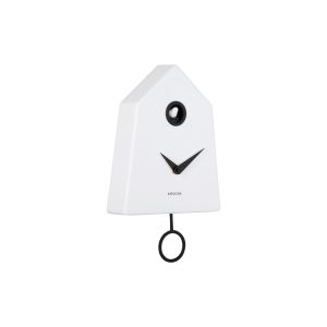 Karlsson wandklok Grafico Cuckoo – wit – 7.4×21.5×35.5cm