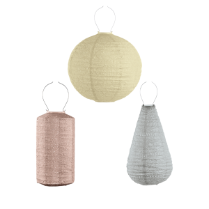 Lumiz solar lampion – pastel set – 3 stuks Lumiz solar lampion – pastel set – 3 stuks