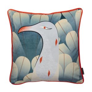 MOOOI decoratiekussen Calligraphy Bird – 50×50 / 20×20 Inch cm – multi MOOOI decoratiekussen Calligraphy Bird – 50×50 / 20×20 Inch cm – multi
