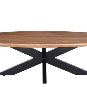 Livingfurn salontafel Jesper – 120cm – mangohout – bruin Livingfurn salontafel Jesper – 120cm – mangohout – bruin
