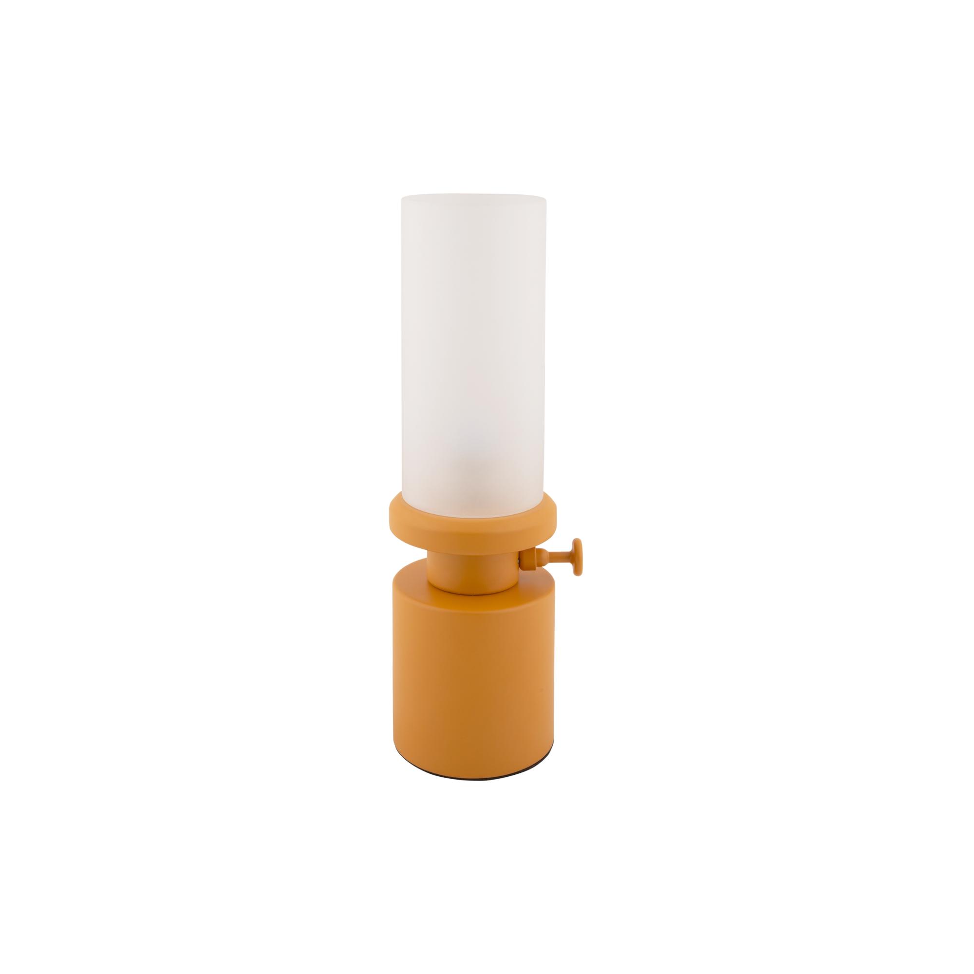 Leitmotiv tafellamp Camp LED - geel - Ø7.8cm