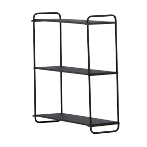 Nest living Freddy Metalen Wandrek Zwart – 63 x 62 cm Nest living Freddy Metalen Wandrek Zwart – 63 x 62 cm