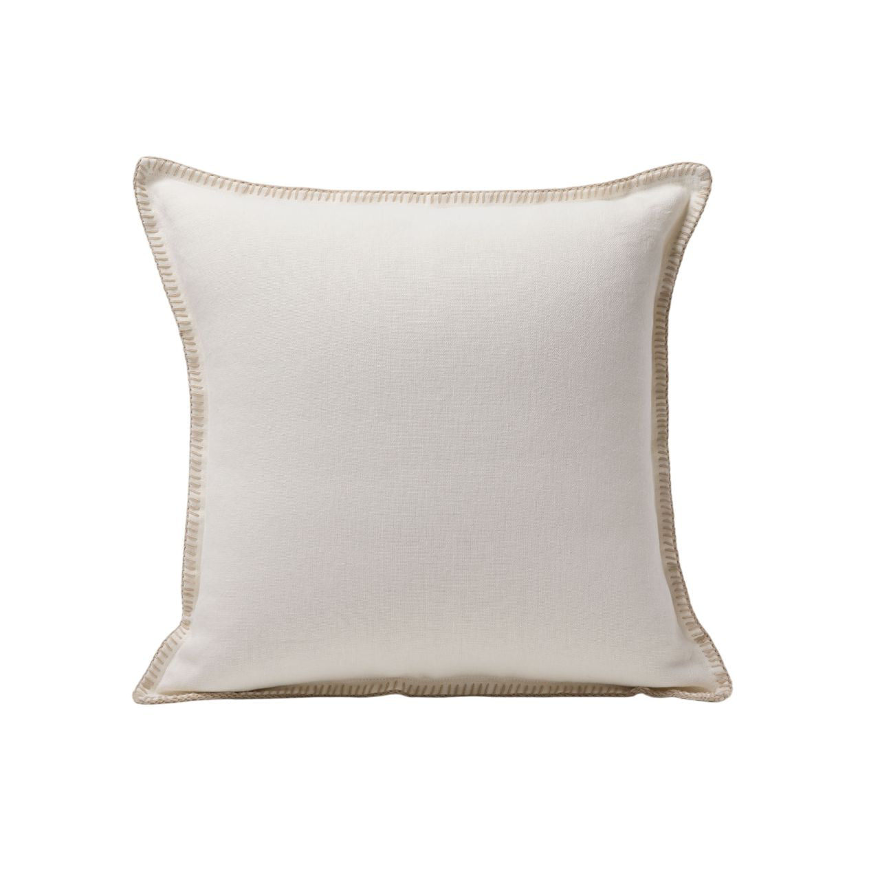 Madura Kussenovertrek Nino wit met slinger 50x50 cm
