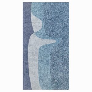 Lola&Moi vloerkleed Clear Sky – blauw – 80x150cm Lola&Moi vloerkleed Clear Sky – blauw – 80x150cm