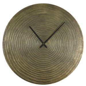 Light & Living klok CERVINO – 74x2x74cm – brons Light & Living klok CERVINO – 74x2x74cm – brons