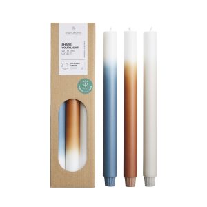 Originalhome dinerkaarsen verloop Clean Ocean – 30 cm – set van 3 Originalhome dinerkaarsen verloop Clean Ocean – 30 cm – set van 3