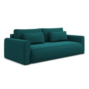 LaMiaSofa 3-zits slaapbank Perugia – velours – marien – 238x105x82 LaMiaSofa 3-zits slaapbank Perugia – velours – marien – 238x105x82