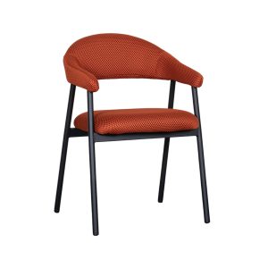 LABEL51 Eetkamerstoel Amaze – Oranje Stof – Zithoogte 50cm – Set van 2 LABEL51 Eetkamerstoel Amaze – Oranje Stof – Zithoogte 50cm – Set van 2