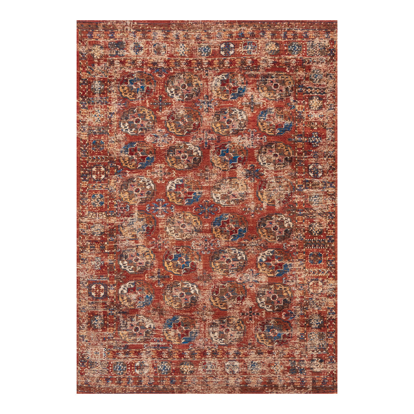 Ecorugs vloerkleed Aksou - rood - 280x390cm
