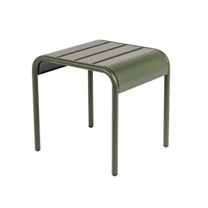 MaximaVida metalen bijzettafel krukje Max 45 cm olijfgroen MaximaVida metalen bijzettafel krukje Max 45 cm olijfgroen