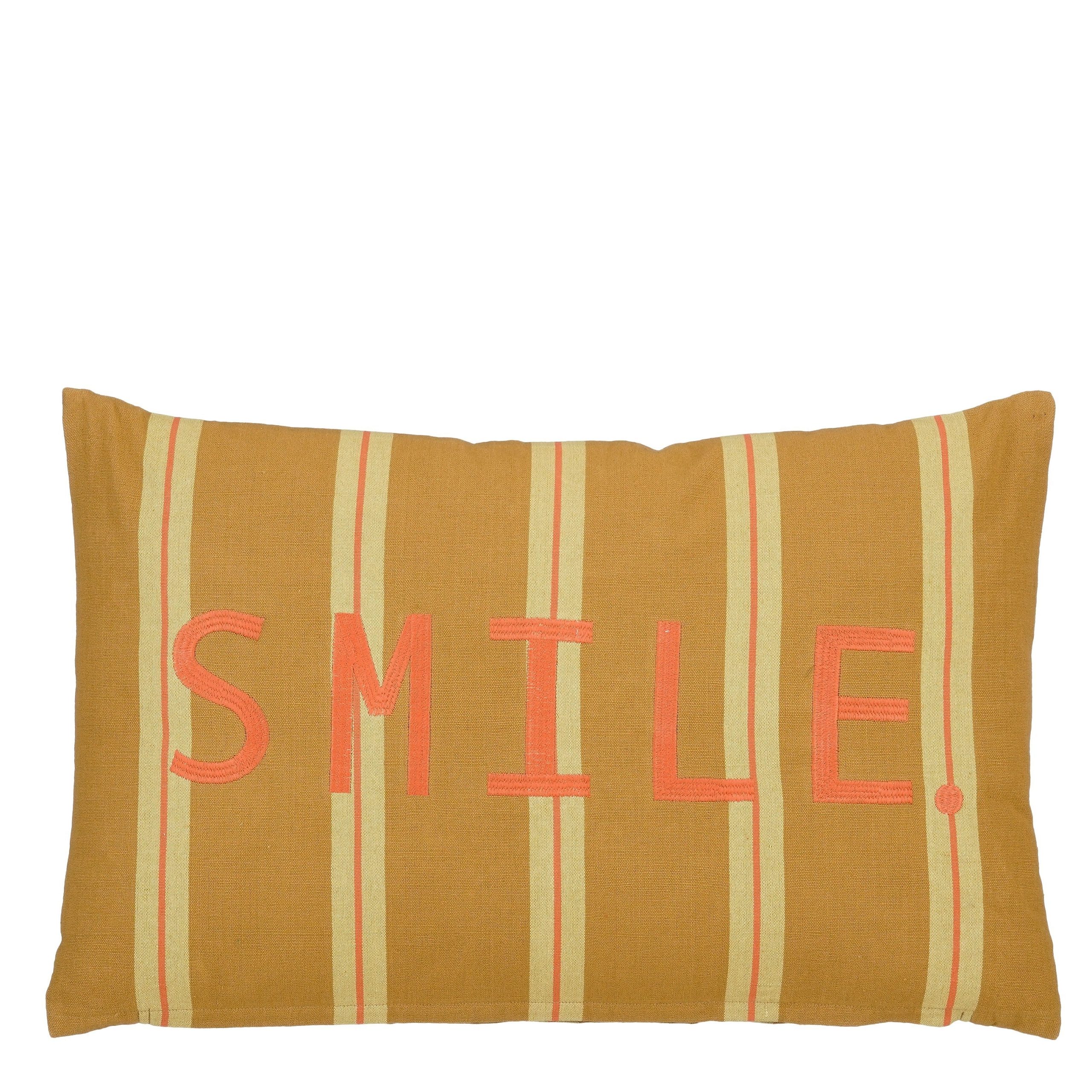 Mica Decorations Smile Sierkussen - Kussen met Kussenhoes - Woondecora