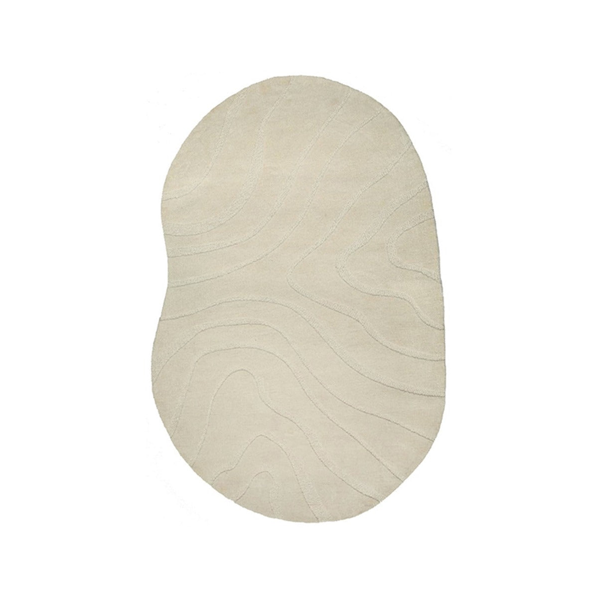 LABEL51 Vloerkleed Goa - Zand Stof - 160x230x2cm