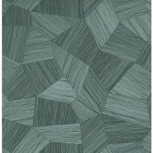 Origin Wallcoverings behang grafisch 3D motief petrolgroen – 53 cm x 1 Origin Wallcoverings behang grafisch 3D motief petrolgroen – 53 cm x 1