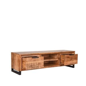 LABEL51 Tv-meubel Glasgow – Naturel Mangohout – 160x45x45cm LABEL51 Tv-meubel Glasgow – Naturel Mangohout – 160x45x45cm