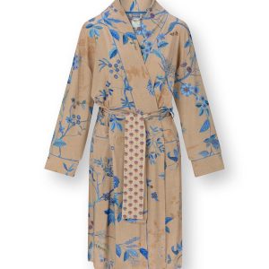 Pip Studio – Nisha Kimono Dames – Marigold – Blauw – S Pip Studio – Nisha Kimono Dames – Marigold – Blauw – S