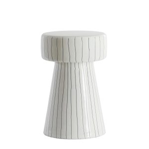Light & Living bijzettafel Dakwa – wit – Ø29cm Light & Living bijzettafel Dakwa – wit – Ø29cm