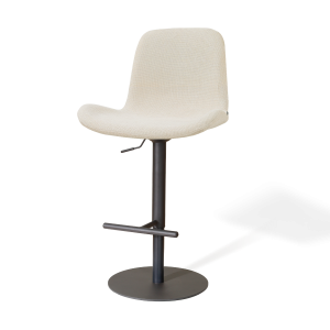 Nolon Niva-Fé tulp barkruk cottonbeige – verstelbaar – zwarte poten Nolon Niva-Fé tulp barkruk cottonbeige – verstelbaar – zwarte poten