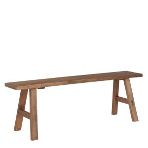 Mica Decorations Bold Houten Bankje – Bijzettafel of Plantentafel – 10 Mica Decorations Bold Houten Bankje – Bijzettafel of Plantentafel – 10
