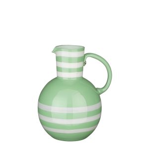 Mica Decorations Bazaar Vaas – H21 x Ø18 cm – Glas – Groen Mica Decorations Bazaar Vaas – H21 x Ø18 cm – Glas – Groen