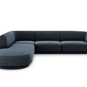 Micadoni linker hoekbank Miley 6-zits, chenille, koningsblauw – 248×25 Micadoni linker hoekbank Miley 6-zits, chenille, koningsblauw – 248×25