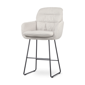 Nolon Nino-Mia Barkruk Beige – met Armleuning – Zwart – 65 cm Nolon Nino-Mia Barkruk Beige – met Armleuning – Zwart – 65 cm