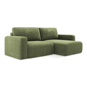 LaMiaSofa hoekbank rechts Ostia – chenille stof – groente – 244x149x79 LaMiaSofa hoekbank rechts Ostia – chenille stof – groente – 244x149x79