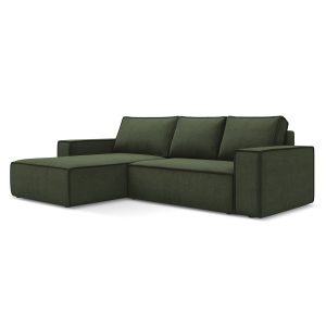LaMiaSofa hoekbank links Livorno – textuurstof – olijf – 290x185x82 LaMiaSofa hoekbank links Livorno – textuurstof – olijf – 290x185x82