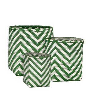 Mica Decorations Merlijn Plantenmand voor Buiten – Set van 3 – H26 x Ø Mica Decorations Merlijn Plantenmand voor Buiten – Set van 3 – H26 x Ø