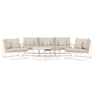 Nest outdoor Paolo 4 delige tuin loungeset beige Nest outdoor Paolo 4 delige tuin loungeset beige