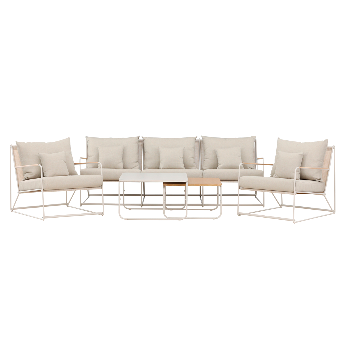 Nest outdoor Paolo 4 delige tuin loungeset beige
