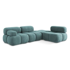 LaMiaSofa hoekbank rechts Sanremo – chenille stof – jeans – 285x190x70 LaMiaSofa hoekbank rechts Sanremo – chenille stof – jeans – 285x190x70