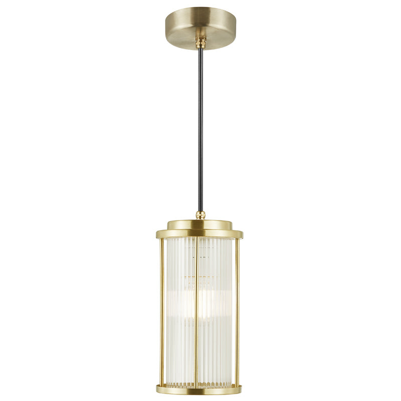 Nordlux Linton Hanglamp Buiten - Ø9,9cm - E27 - IP54 - Messing